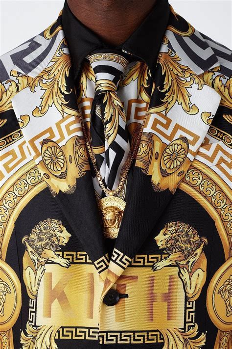 kith versace shirt white|versace kith shoes.